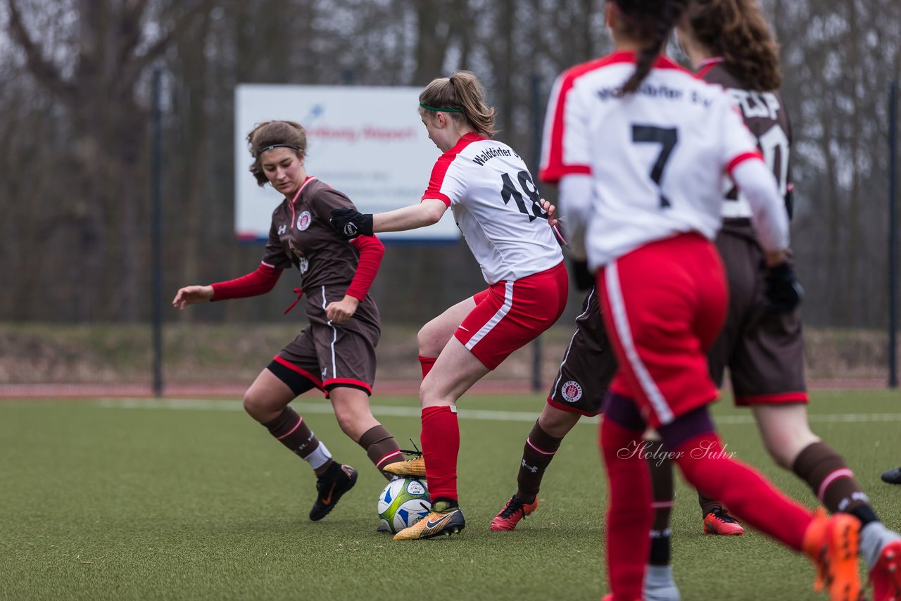 Bild 71 - B-Juniorinnen Walddoerfer - St.Pauli : Ergebnis: 4:1